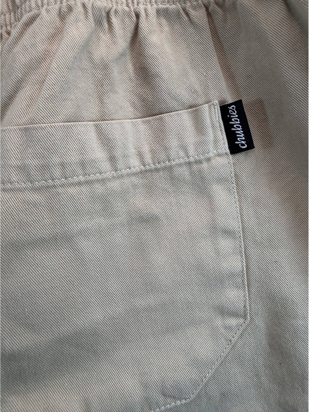 Chubbies Easy Short Mens XXL Khaki Tan Cotton Pull On Elastic Waist Shorts VGC - Picture 8 of 9